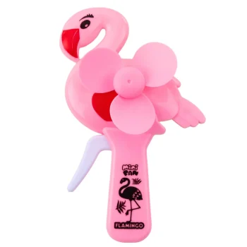 Ručni Ventilator Flamingo, Ružičasti, 16 × 10 × 4 Cm 3