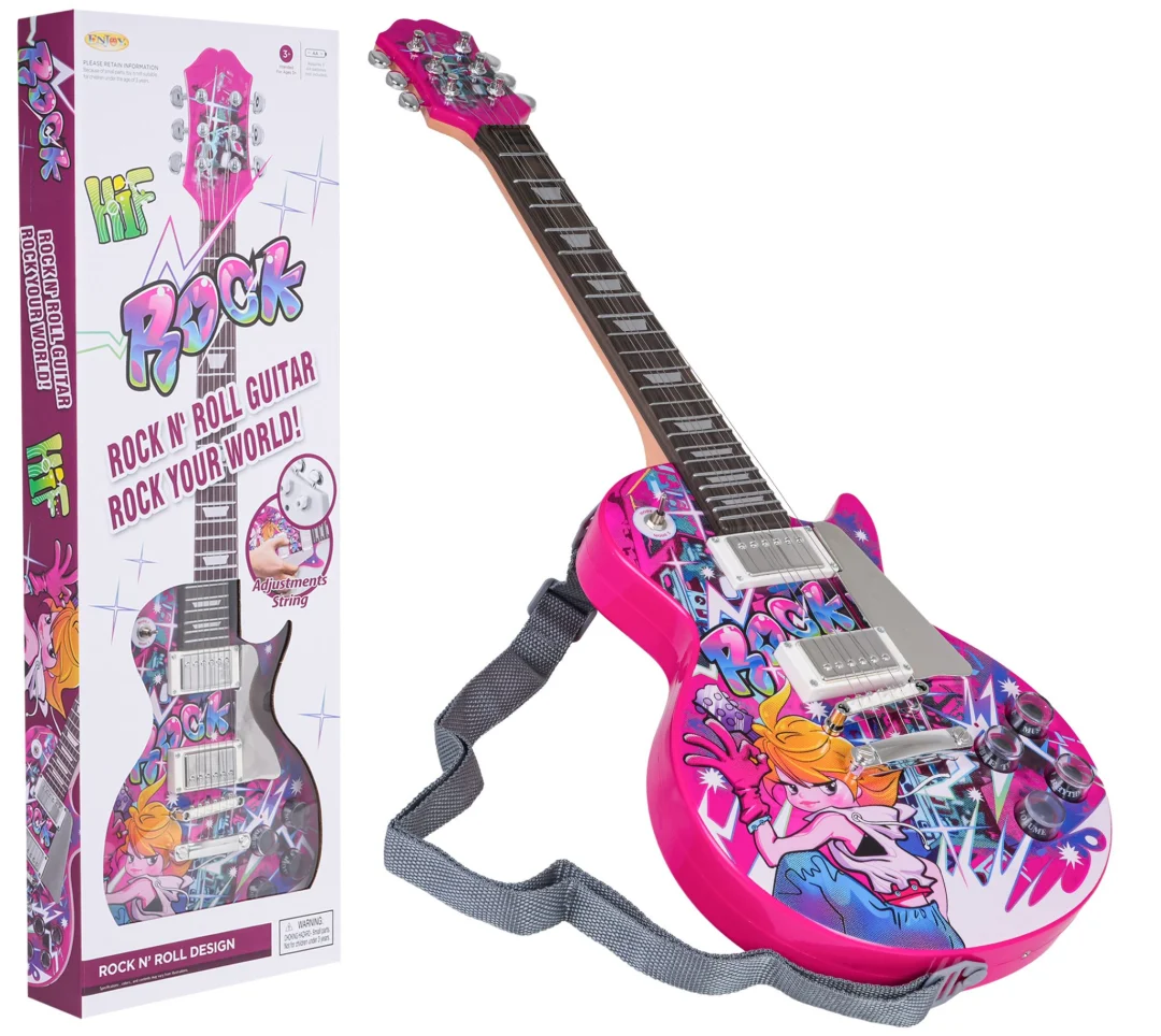 Ružičasta Električna Gitara 1