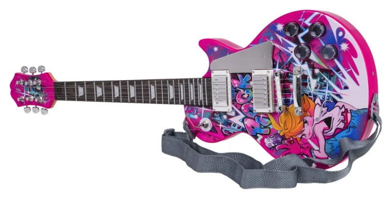Ružičasta Električna Gitara 2