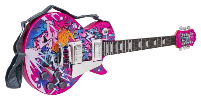 Ružičasta Električna Gitara 4