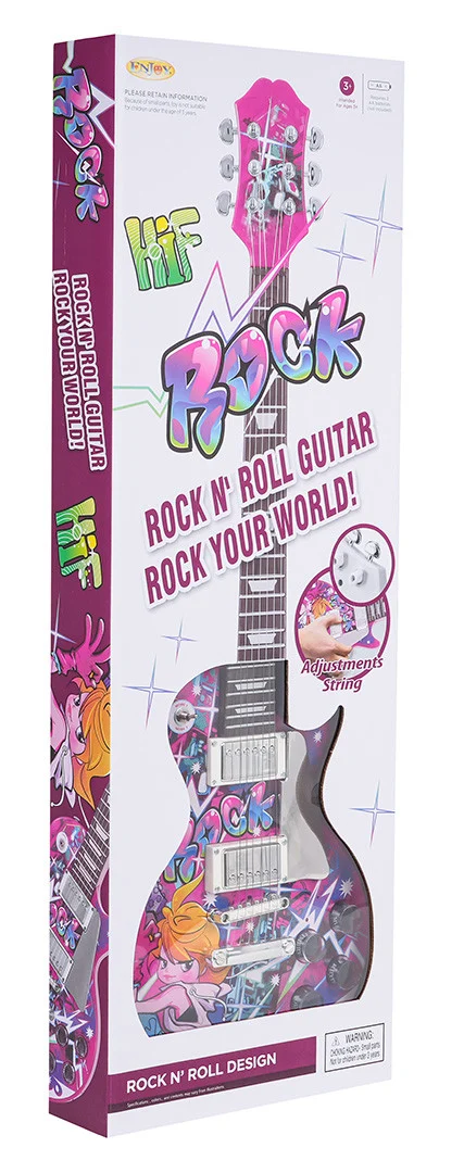 Ružičasta Električna Gitara 5