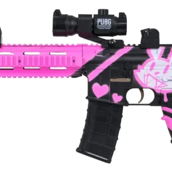 Ružičasta Puška M416 S Vodenim Kuglicama + Pribor 2