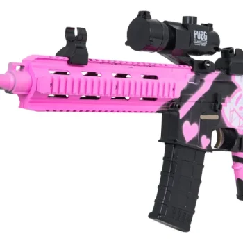 Ružičasta Puška M416 S Vodenim Kuglicama + Pribor 4