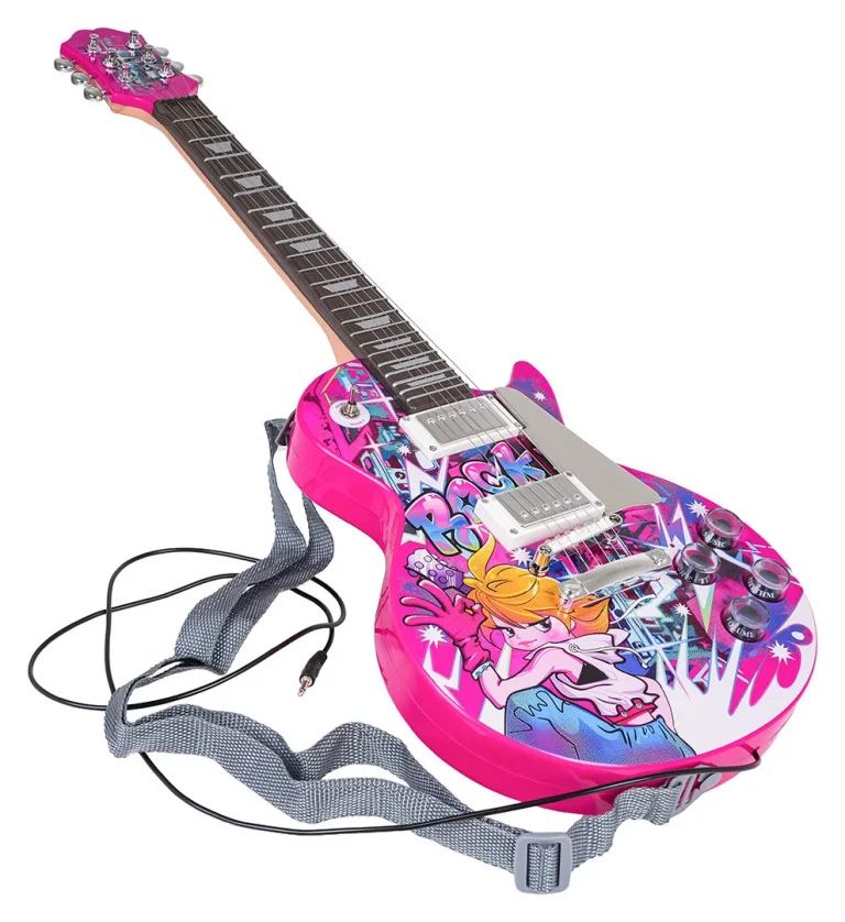 Ružičasti Set Gitare I Pojačala 3