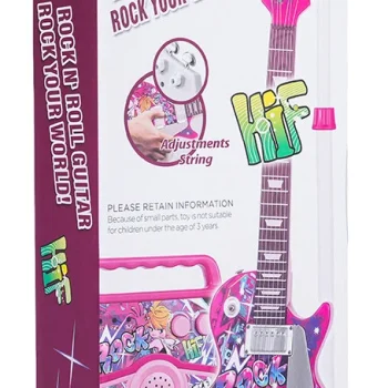 Ružičasti Set Gitare I Pojačala 8