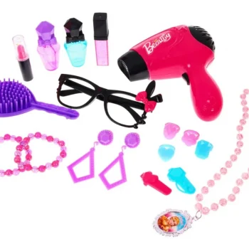 Ružičasti Toaletni Stolić Sa Sušilom 3+ 7
