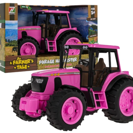 Ružičasti Traktor Sa Svjetlima I Zvukovima 1