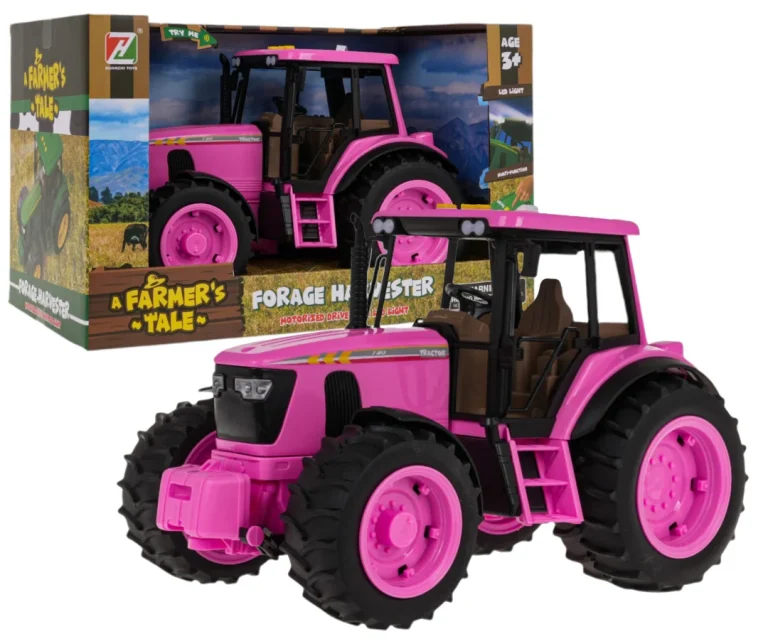 Ružičasti Traktor Sa Svjetlima I Zvukovima 1