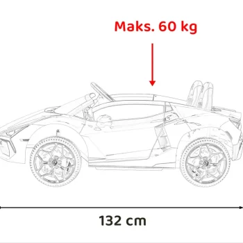 Ružičasto Vozilo Lamborghini Revuelto Xl 3