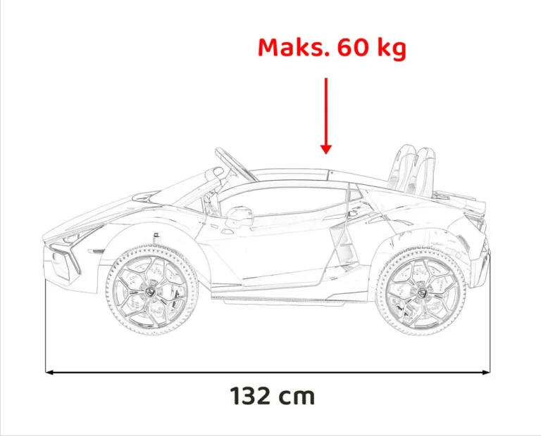 Ružičasto Vozilo Lamborghini Revuelto Xl 3