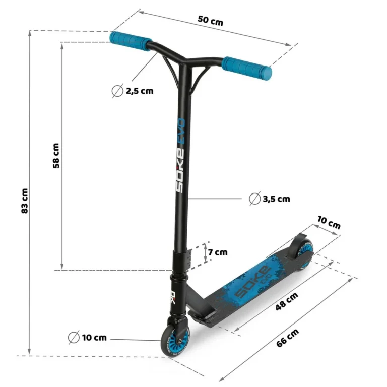 Soke Evo Plavi Skuter 16
