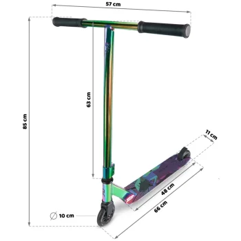 Soke Evo Street Neochrome Stunt Skuter 9