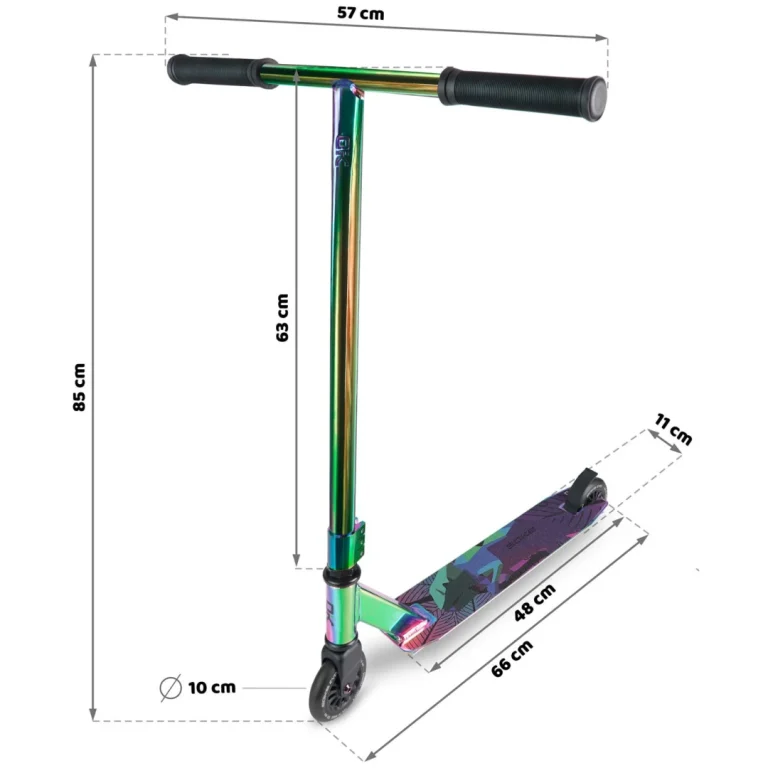 Soke Evo Street Neochrome Stunt Skuter 9