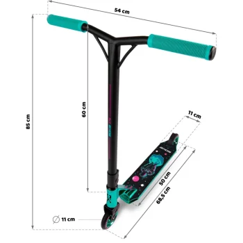Soke Xtr Stunt Scooter Tirkizno Roza, Var. 1501 801214 13