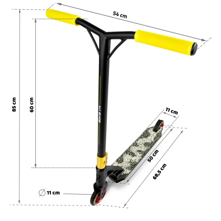 Soke Xtr Kaskaderski Skuter Crno žuti (1500) 12
