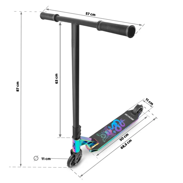 Soke Xtr Street Rainbow Stunt Skuter 12