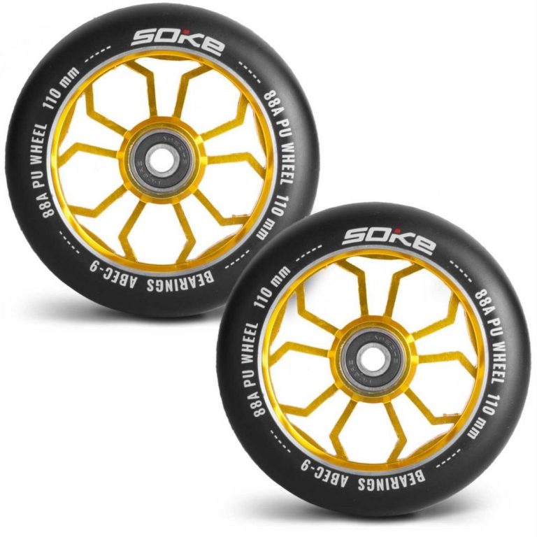 Soke Kotači Za Romobil 110 Mm Zlatni, 2 Komada 5