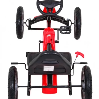 Star Pedalni Go Kart Za Djecu 3+ Crveni + Podesivo Sjedalo + Napuhani Kotači 6