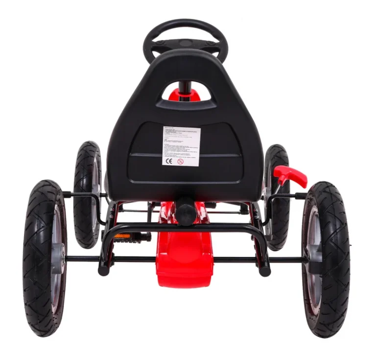 Star Pedalni Go Kart Za Djecu 3+ Crveni + Podesivo Sjedalo + Napuhani Kotači 7