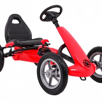 Star Pedalni Go Kart Za Djecu 3+ Crveni + Podesivo Sjedalo + Napuhani Kotači 9