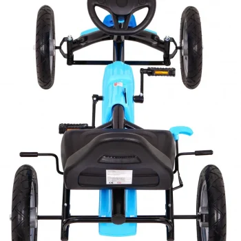 Star Pedalni Go Kart Za Djecu 3+ Plavi + Podesivo Sjedalo + Napuhani Kotači 5