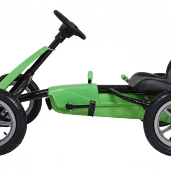 Star Pedalni Go Kart Za Djecu 3+ Zeleni + Podesivo Sjedalo + Napuhani Kotači 4