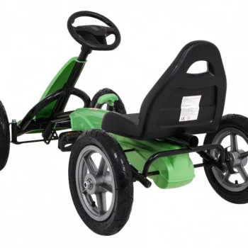 Star Pedalni Go Kart Za Djecu 3+ Zeleni + Podesivo Sjedalo + Napuhani Kotači 5