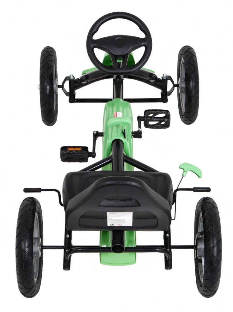 Star Pedalni Go Kart Za Djecu 3+ Zeleni + Podesivo Sjedalo + Napuhani Kotači 6