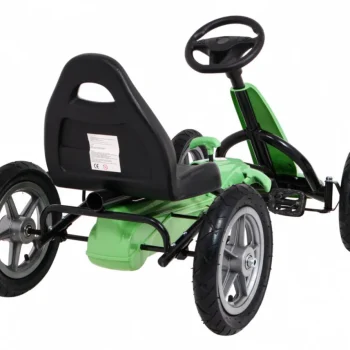 Star Pedalni Go Kart Za Djecu 3+ Zeleni + Podesivo Sjedalo + Napuhani Kotači 7