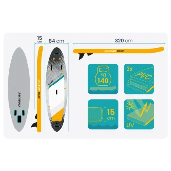 Sup Daska Aquasurf 320 × 84 × 15 Cm Neo Sport 170205 5