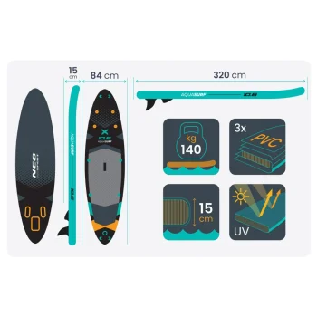 Sup Daska Aquasurf 320 × 84 × 15 Cm Neo Sport 170207 5