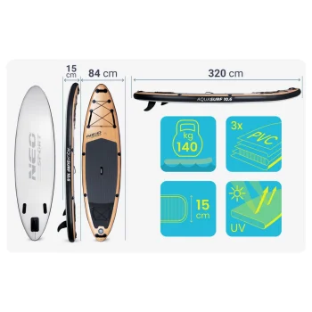 Sup Daska Aquasurf 320 × 84 × 15 Cm Neo Sport 170212 12