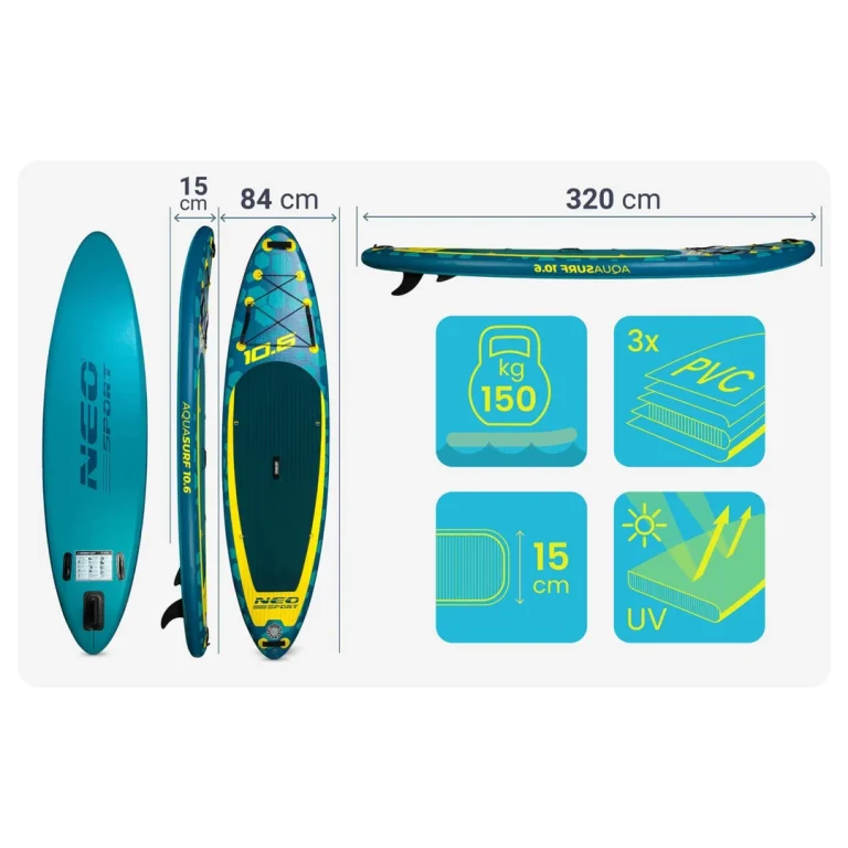 Sup Daska Aquasurf 320 × 84 × 15 Cm Neo Sport 170213 7