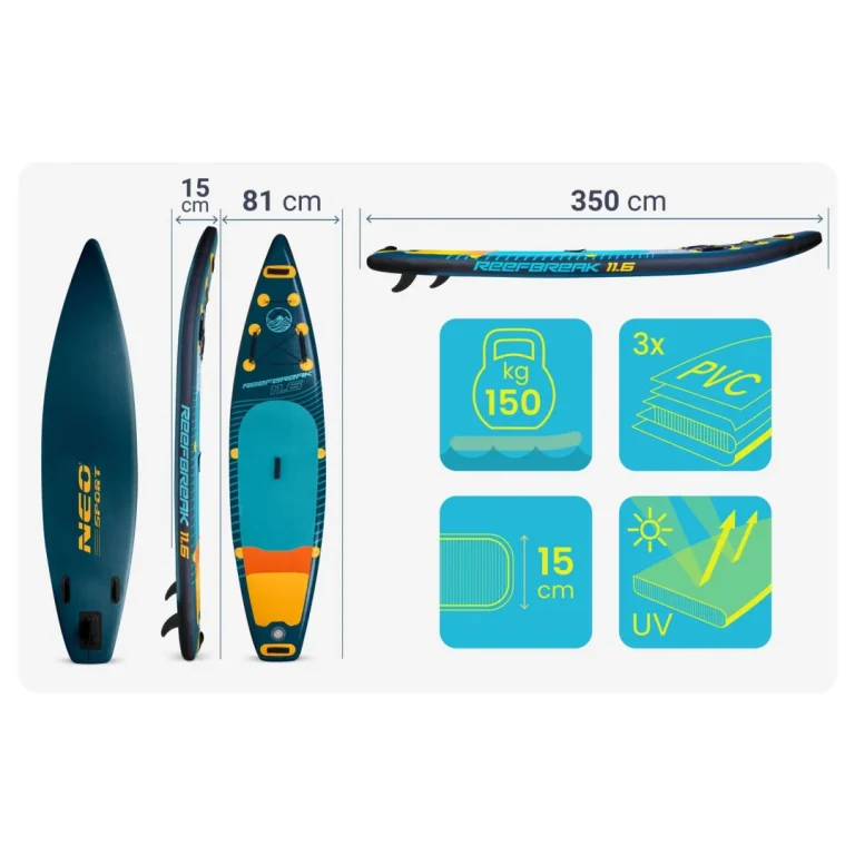 Sup Daska Reefbreak 350 × 81 × 15 Cm Neo Sport 170311 7