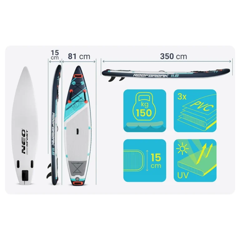 Sup Daska Reefbreak 350 × 81 × 15 Cm Neo Sport 170312 5