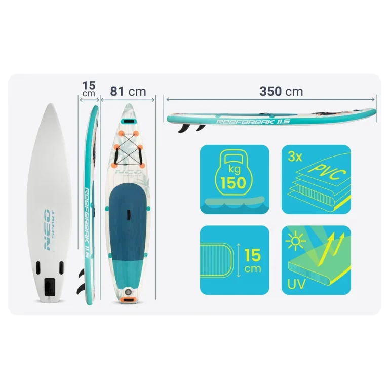 Sup Daska Reefbreak 350 × 81 × 15 Cm Neo Sport 170315 6