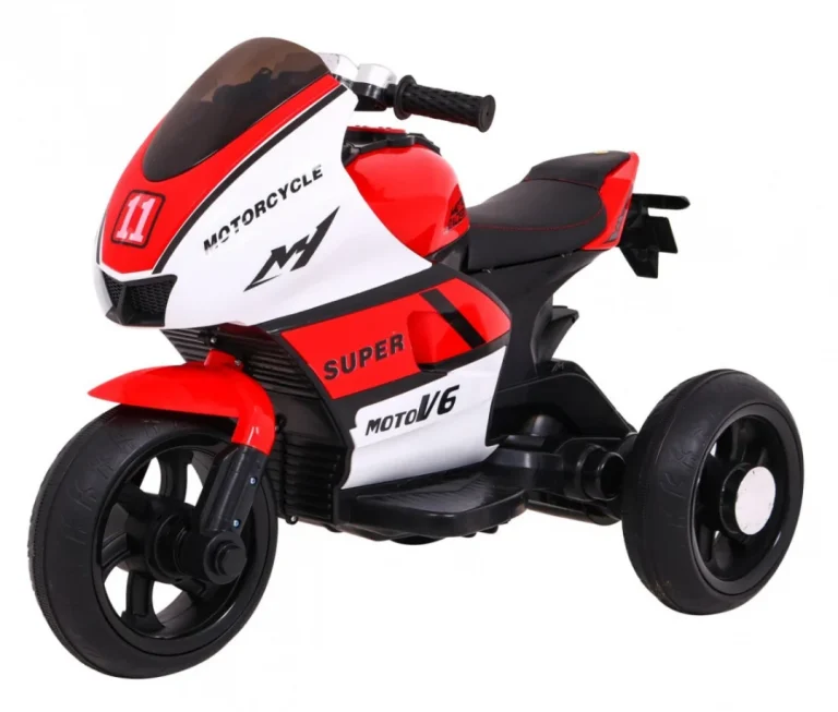Super Motocikl Crveno Vozilo Motor Na Akumulator 1