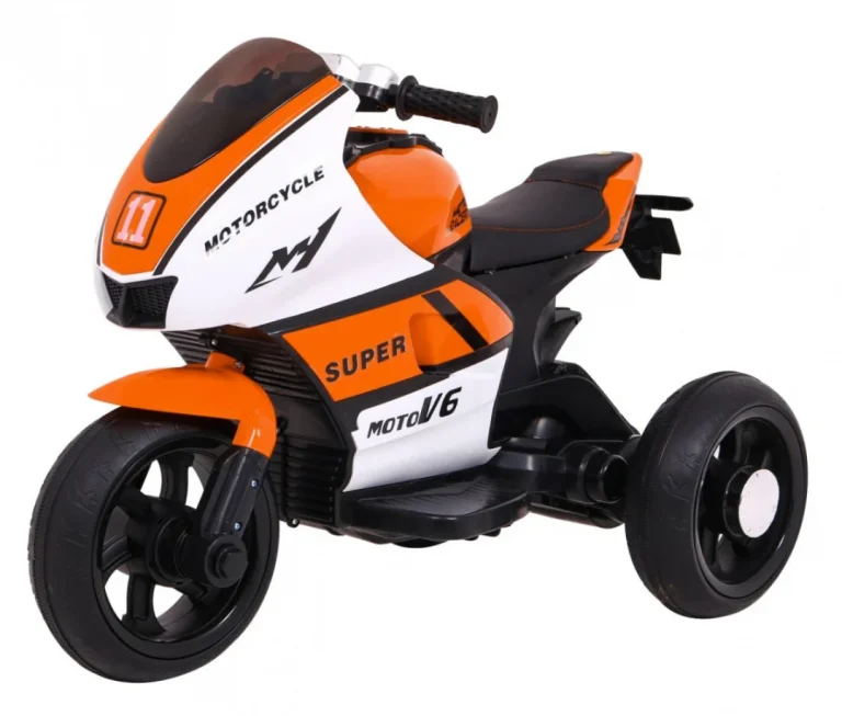 Super Motocikl Narančasto Vozilo Motor Na Akumulator 1