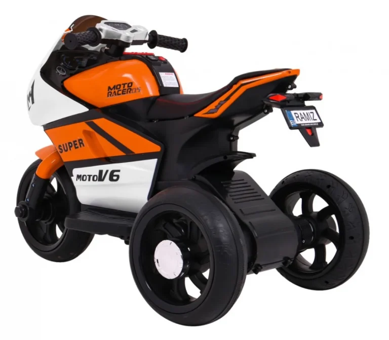 Super Motocikl Narančasto Vozilo Motor Na Akumulator 5