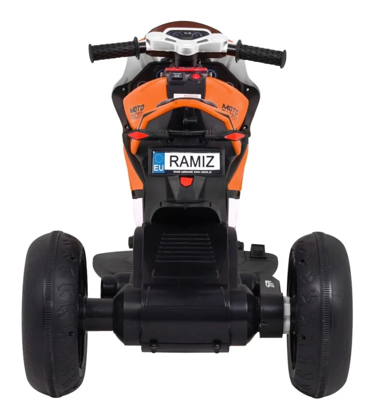 Super Motocikl Narančasto Vozilo Motor Na Akumulator 7