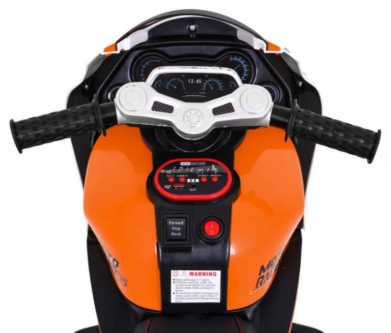 Super Motocikl Narančasto Vozilo Motor Na Akumulator 8