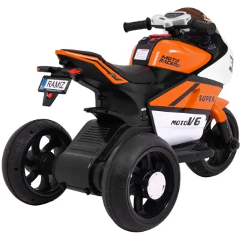 Super Motocikl Narančasto Vozilo Motor Na Akumulator 9