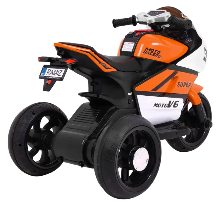 Super Motocikl Narančasto Vozilo Motor Na Akumulator 9