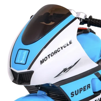 Super Motocikl Plavo Vozilo Motor Na Akumulator 12