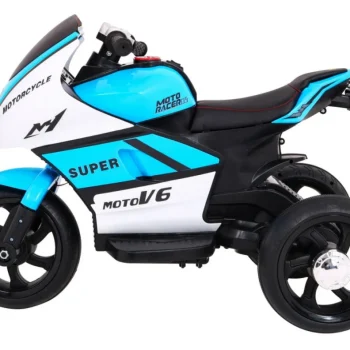 Super Motocikl Plavo Vozilo Motor Na Akumulator 4