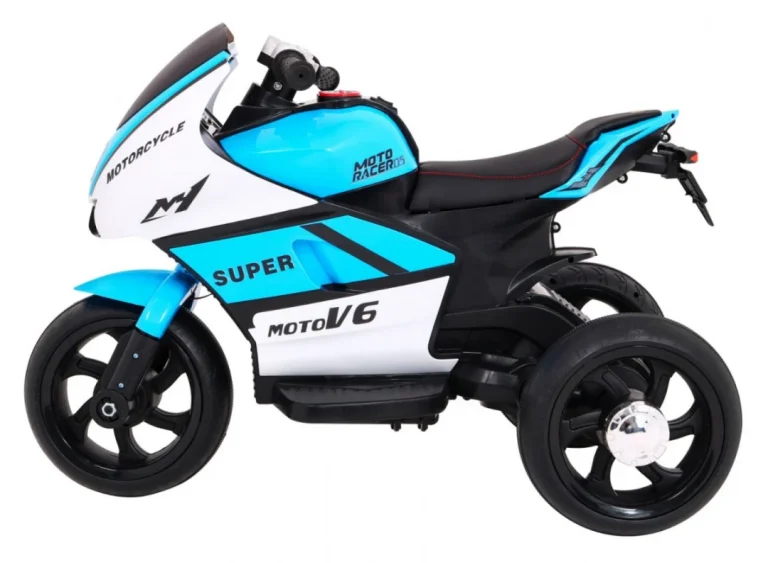 Super Motocikl Plavo Vozilo Motor Na Akumulator 4