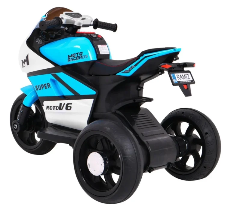 Super Motocikl Plavo Vozilo Motor Na Akumulator 5