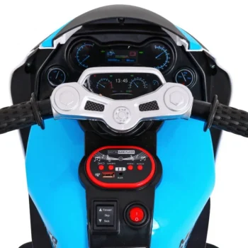 Super Motocikl Plavo Vozilo Motor Na Akumulator 7