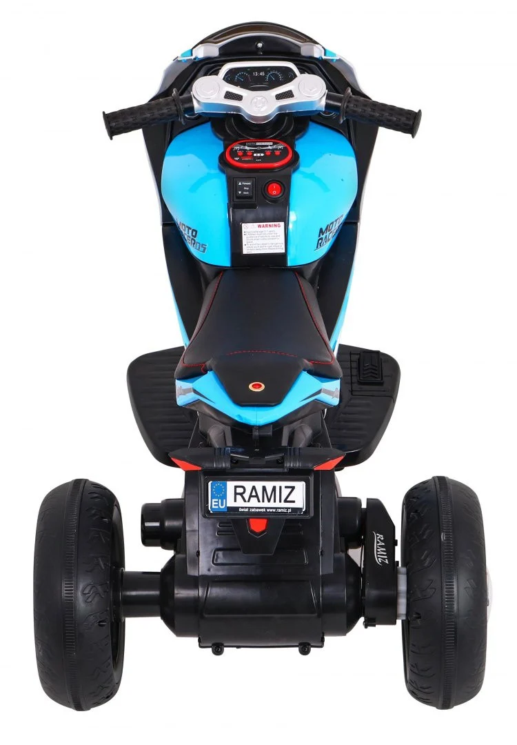 Super Motocikl Plavo Vozilo Motor Na Akumulator 8