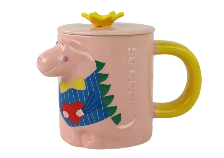 Šalica S Dinosaurom I Ružičastim Dinosaurom 400 Ml 2